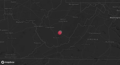 Storm warning map: Nallen, WV