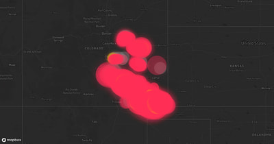 Storm warning map: Colorado Springs, CO