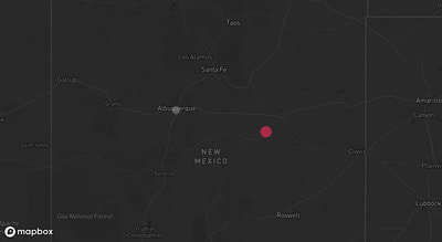 Storm warning map: Albuquerque, NM