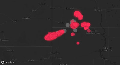 Storm warning map: Capitol, MT