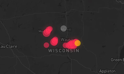 Storm warning map: Merrill, WI