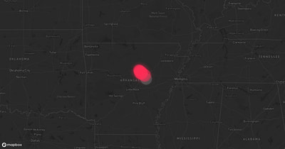 Storm warning map: Searcy, AR