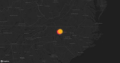Storm warning map: Winston-Salem, NC