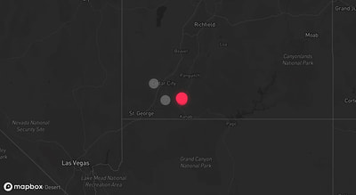 Storm warning map: Cedar City, UT