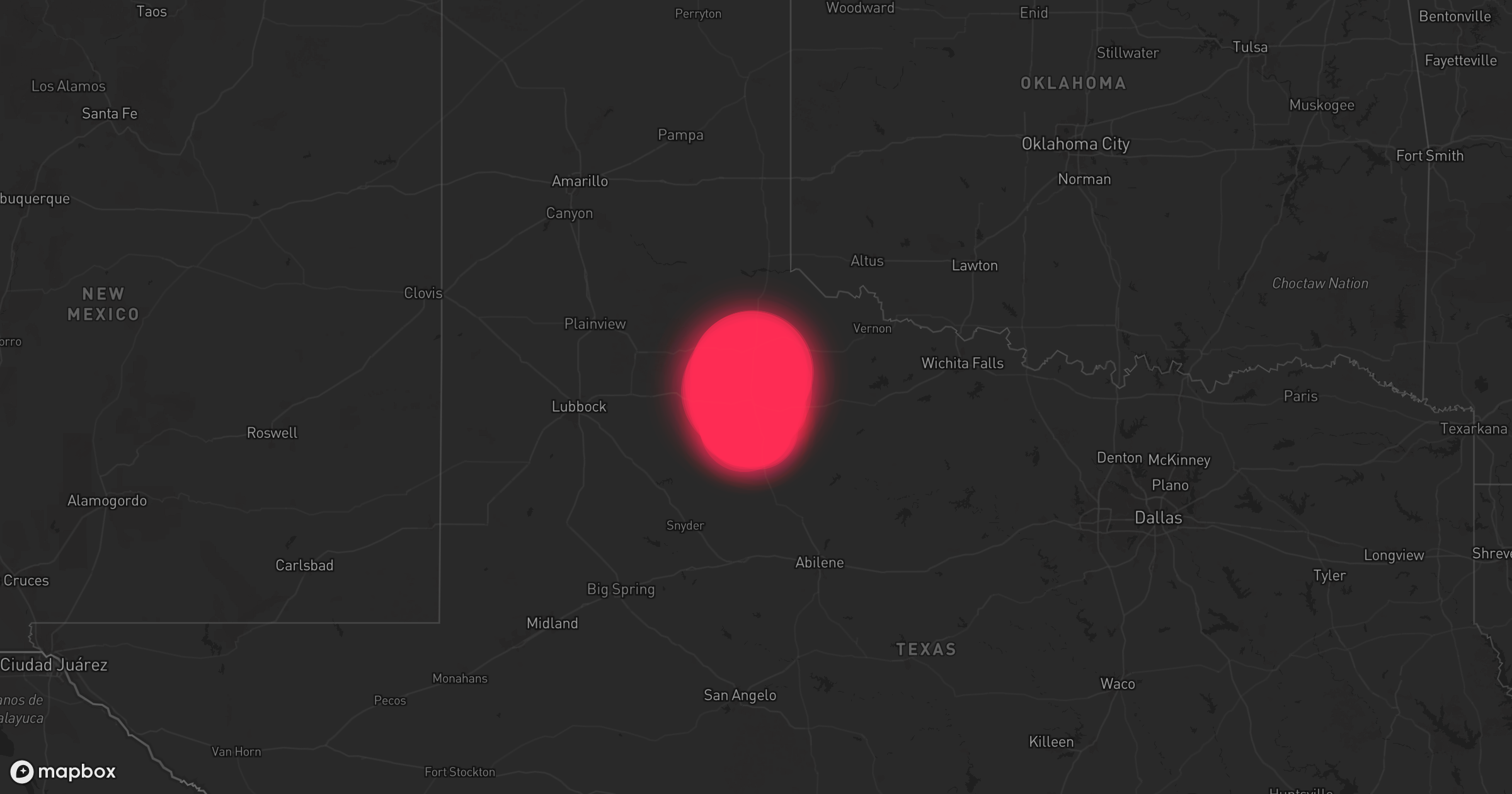 Storm warning map Paducah 4/1/2026