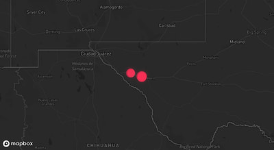 Storm warning map: Sierra Blanca, TX