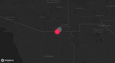 Storm warning map: McNeal, AZ