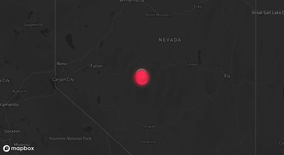 Storm warning map: Austin, NV