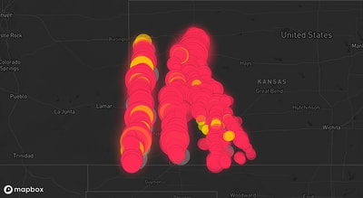 Storm warning map: Wallace, KS