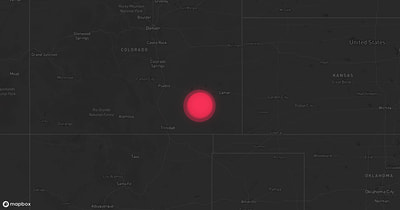 Storm warning map: La Junta, CO