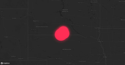 Storm warning map: Carter, SD
