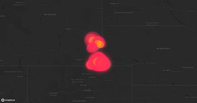 Storm warning map: Cheyenne, WY
