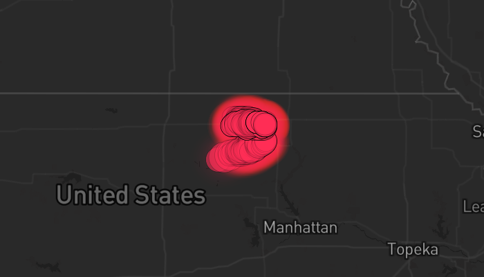 Storm warning map Linn 4/9/2026