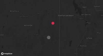 Storm warning map: Ely, NV
