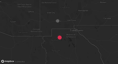 Storm warning map: Deming, NM