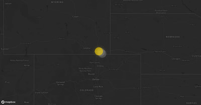Storm warning map: Cheyenne, WY