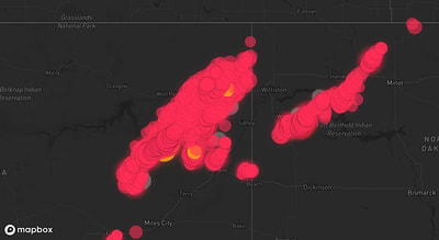 Storm warning map: Savage, MT