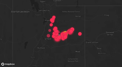 Storm warning map: Elmo, UT