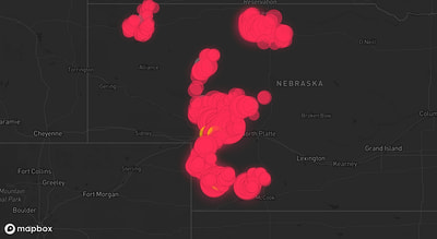 Storm warning map: Chadron, NE