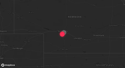 Storm warning map: North Platte, NE