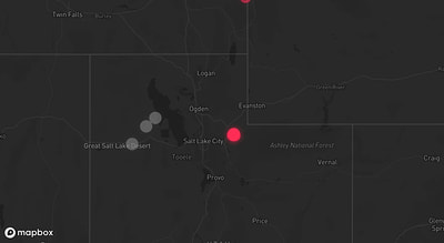 Storm warning map: Wendover, UT