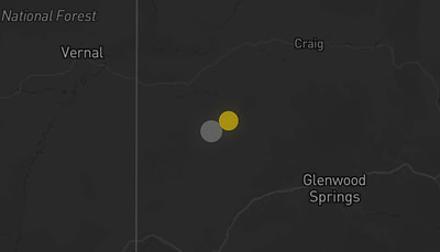 Storm warning map: Rifle, CO