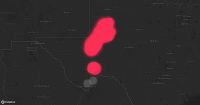 Storm warning map: Alpine, TX