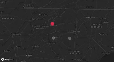 Storm warning map: Easley, SC