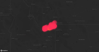 Storm warning map: Spencer, ID