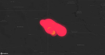 Storm warning map: Hill City, SD