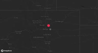 Storm warning map: Watkins, CO