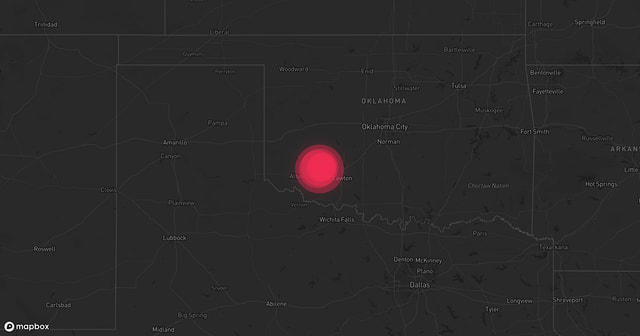 Storm warning map Lawton 4/4/2026