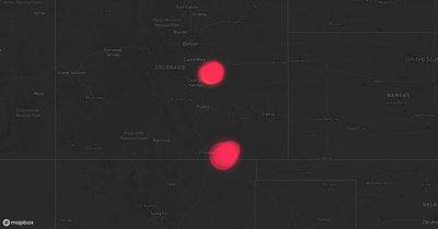 Storm warning map: Calhan, CO