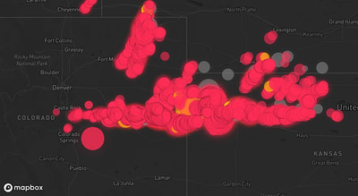 Storm warning map: Limon, CO