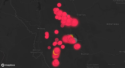 Storm warning map: Clancy, MT