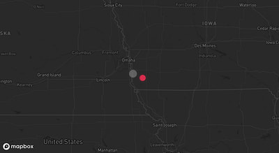Storm warning map: Pacific Junction, IA