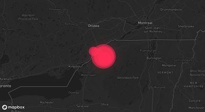 Storm warning map: Canton, NY