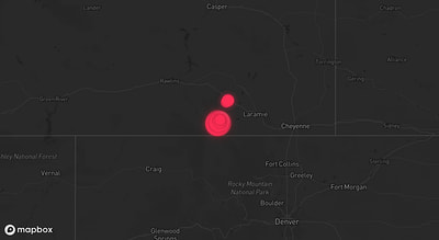 Storm warning map: Laramie, WY