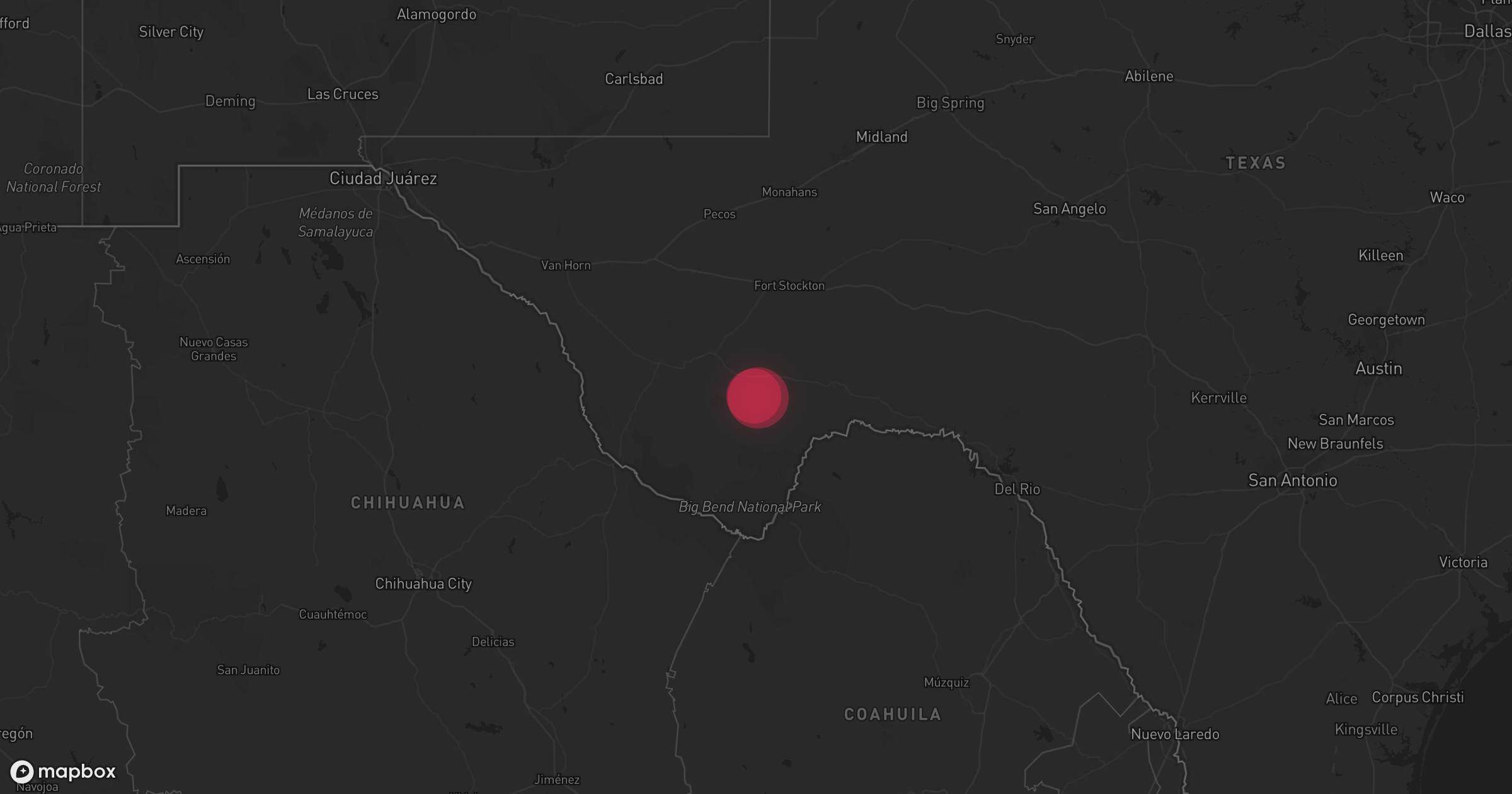 Storm warning map Marathon 4/3/2026