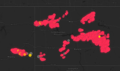 Storm warning map: Terry, MT
