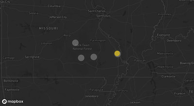 Storm warning map: Salem, MO