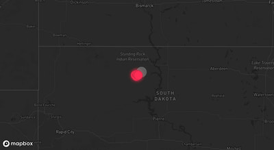 Storm warning map: Glencross, SD