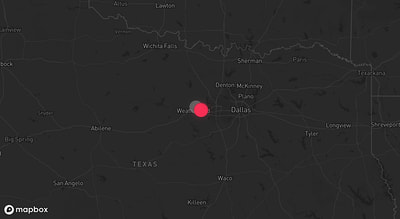 Storm warning map: Weatherford, TX