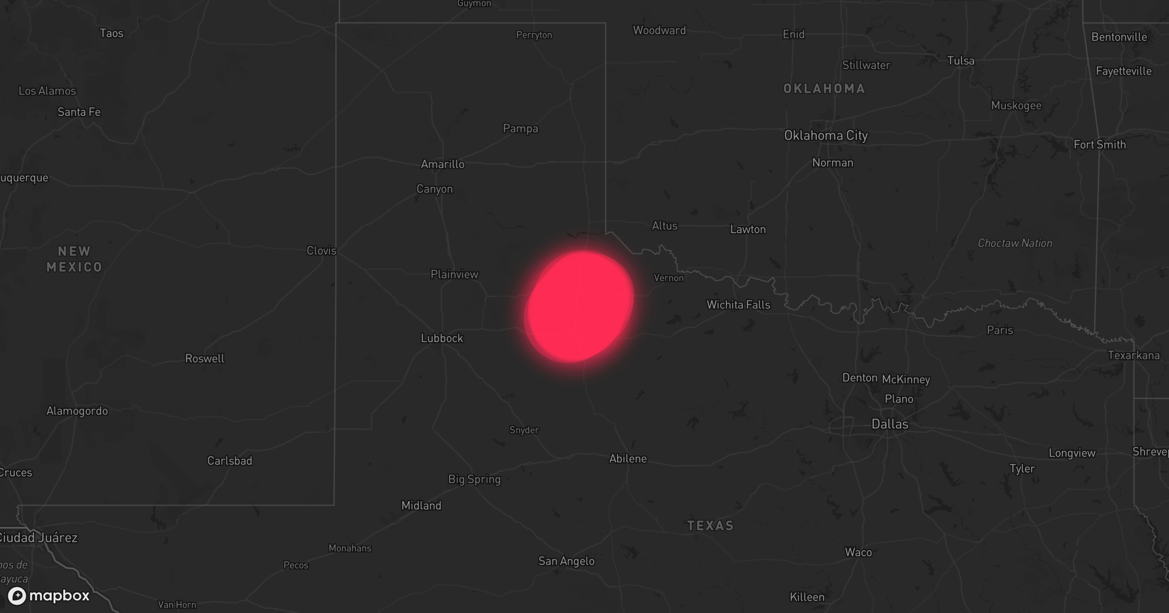 Storm warning map Paducah 4/1/2026