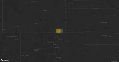 Storm warning map: Cheyenne, WY