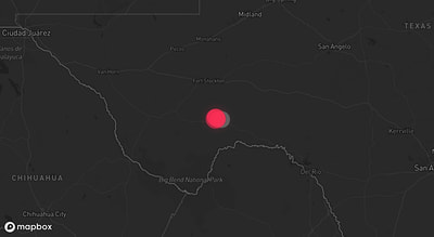 Storm warning map: Fort Stockton, TX