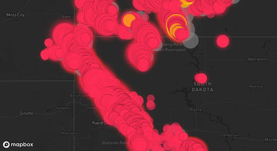 Storm warning map: Ekalaka, MT