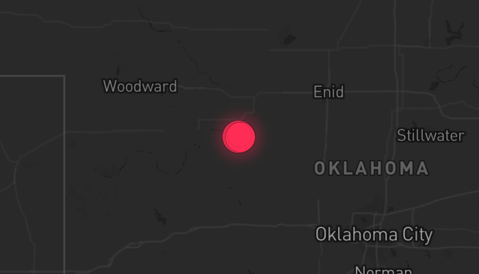 Storm warning map Longdale 4/10/2026