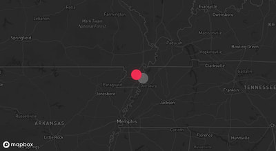Storm warning map: Ridgely, TN