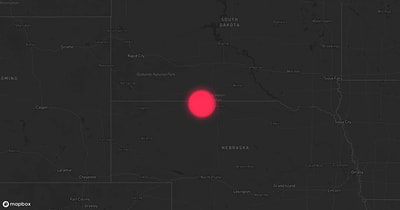 Storm warning map: Nenzel, NE